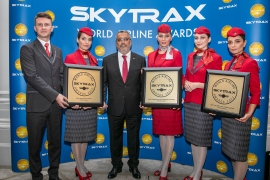 Turkish Airlines были выбраны лучшей авиакомпанией Европы и награждены главной авиационной наградой мира - Skytrax World Airline Awards