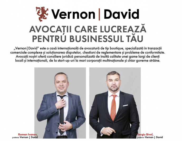 „Vernon|David” - Avocații care lucrează pentru businessul tău