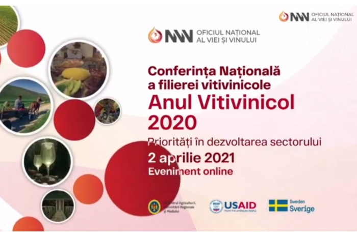 ONVV a prezentat rezultatele anului vitivinicol 2020 în Moldova