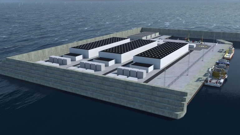 Германия и Дания построят в Балтийском море «Энергетический остров»