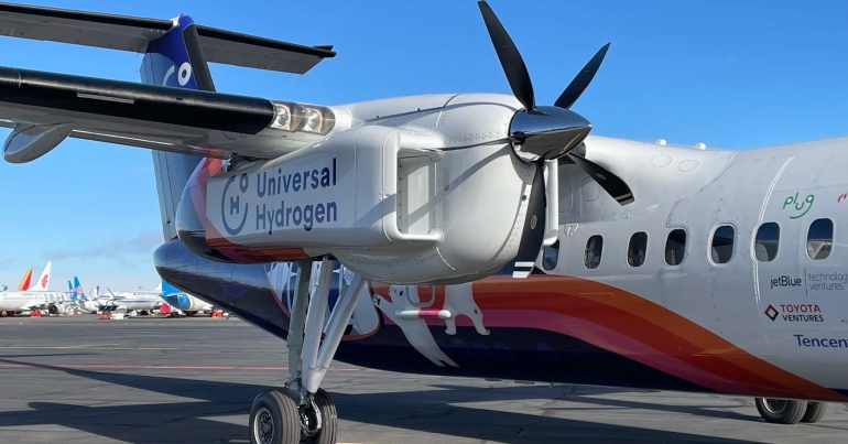 Universal Hydrogen протестировала самолет на водородном двигателе
