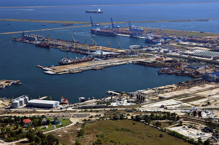 Молдавские товары, перевозимые через порт Констанца, растут